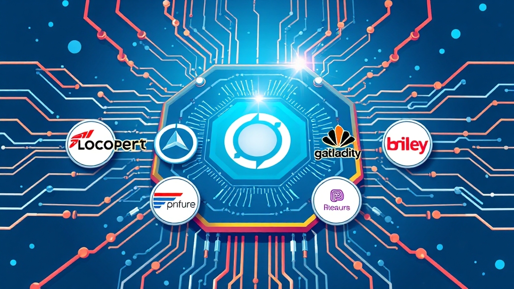 양자컴퓨터 대장주 Top 5 (cartoon 스타일)