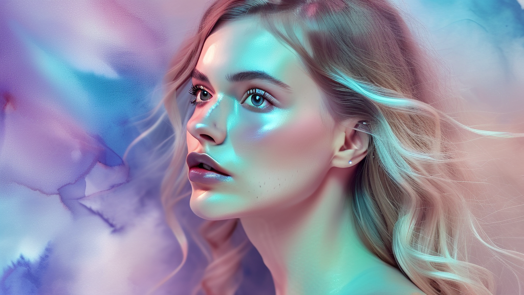 정확한 진단과 검사 방법 (watercolor 스타일)