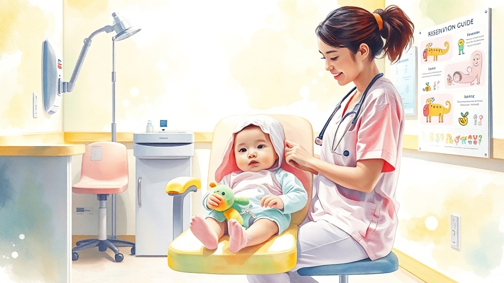 건강검진, 이렇게 예약하세요! (watercolor 스타일)