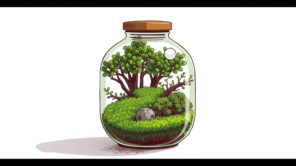 테라리움 체험 및 클래스 정보 (illustration 스타일)