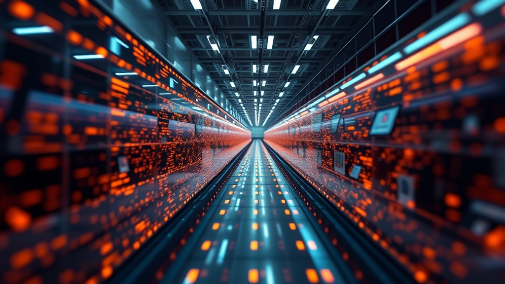 퀄리타스반도체: AI 시대 초고속 인터커넥트 기술과 성장 전망 5 퀄리타스반도체의 기술 경쟁력: 초고속 인터커넥트와 IP 비즈니스 (realistic 스타일)