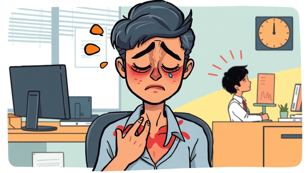아토피 피부염이란? (cartoon 스타일)