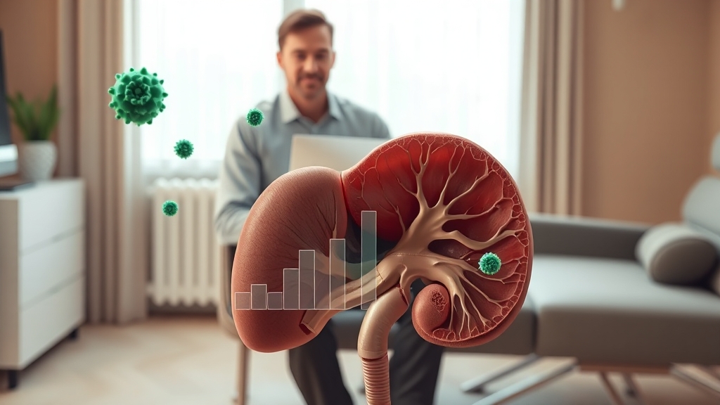 PSA 수치, 전립선암과 어떤 관계일까요? (realistic 스타일)