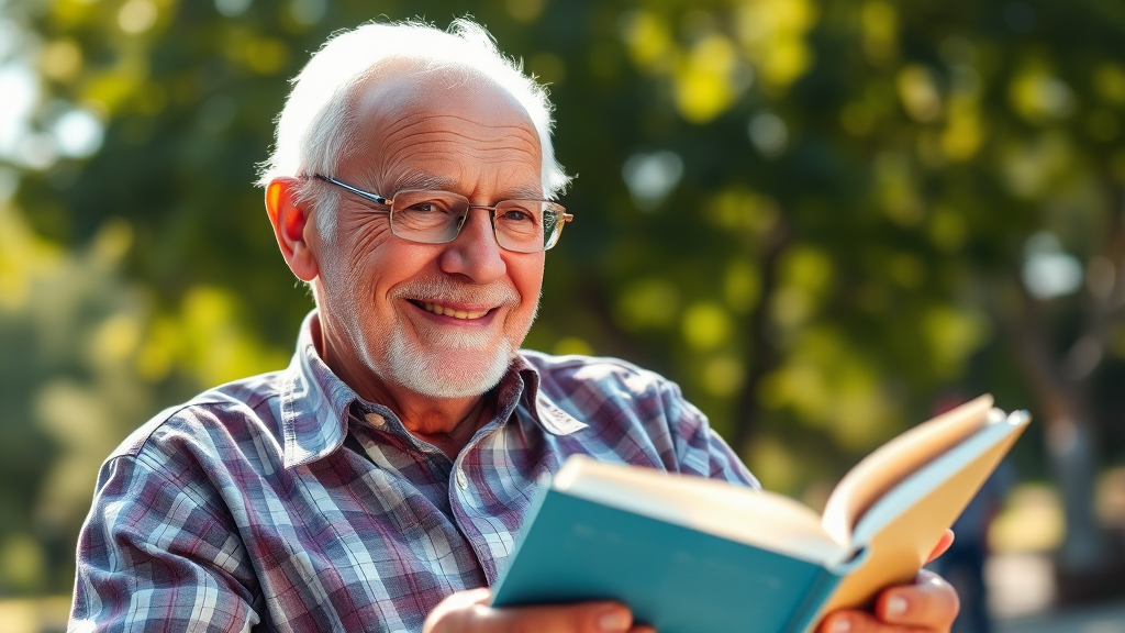 뇌 노화, 왜 중요할까요? (realistic 스타일)