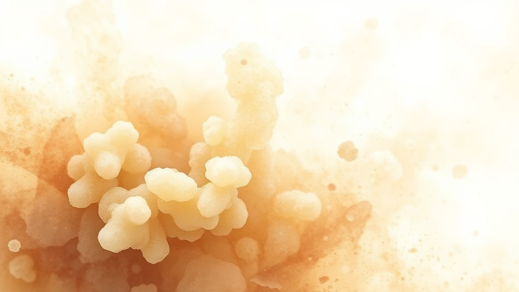 매스틱 유산균, 헬리코박터균 억제와 위장 질환 개선 (watercolor 스타일)