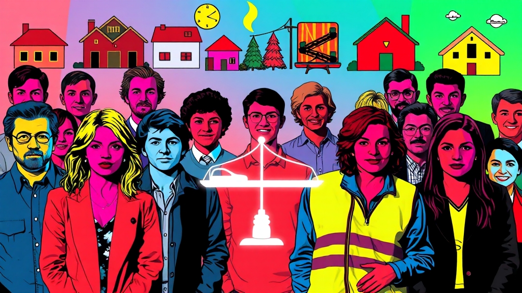 직장 vs 지역 가입자 보험료 차이 (popart 스타일)