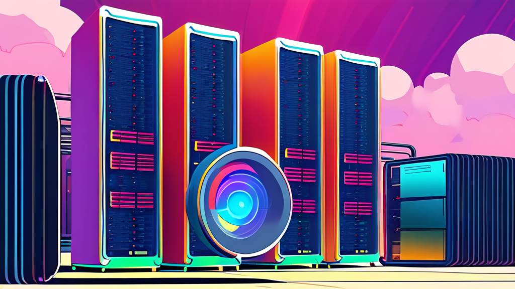 CPO 기술: AI 인프라의 진화 (cartoon 스타일)