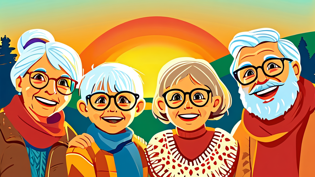 지역별 손주돌봄수당 지원 현황 및 금액 (cartoon 스타일)