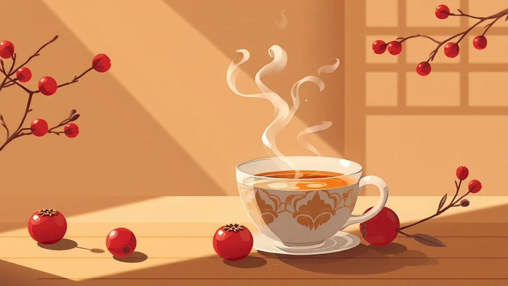 황기차 끓이는 법 (illustration 스타일)