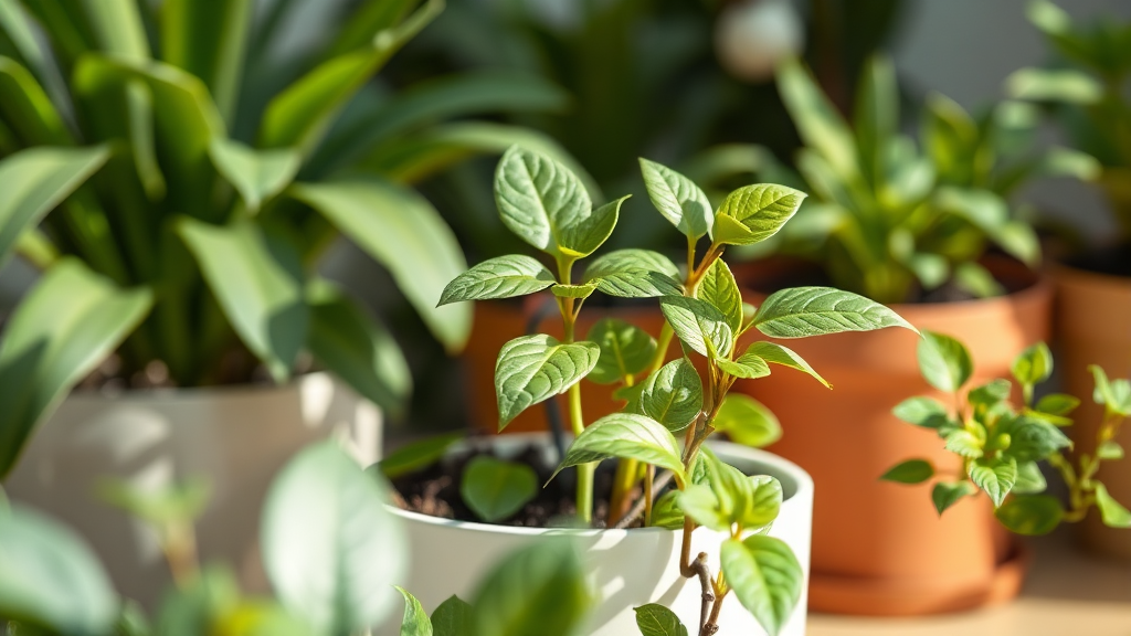 반려식물 추천 서비스 (realistic 스타일)