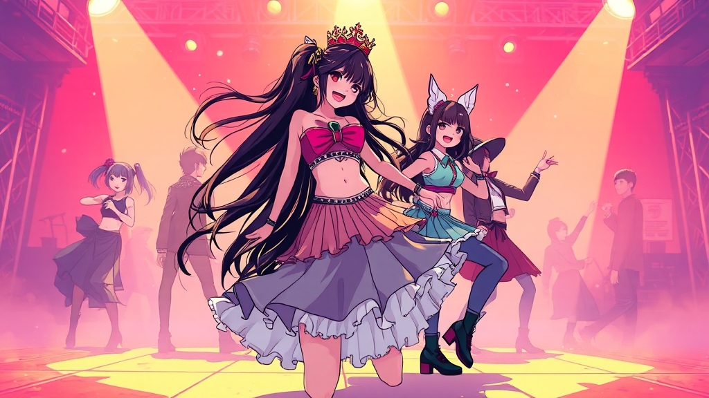 주요 출연진 및 제작진 (illustration 스타일)