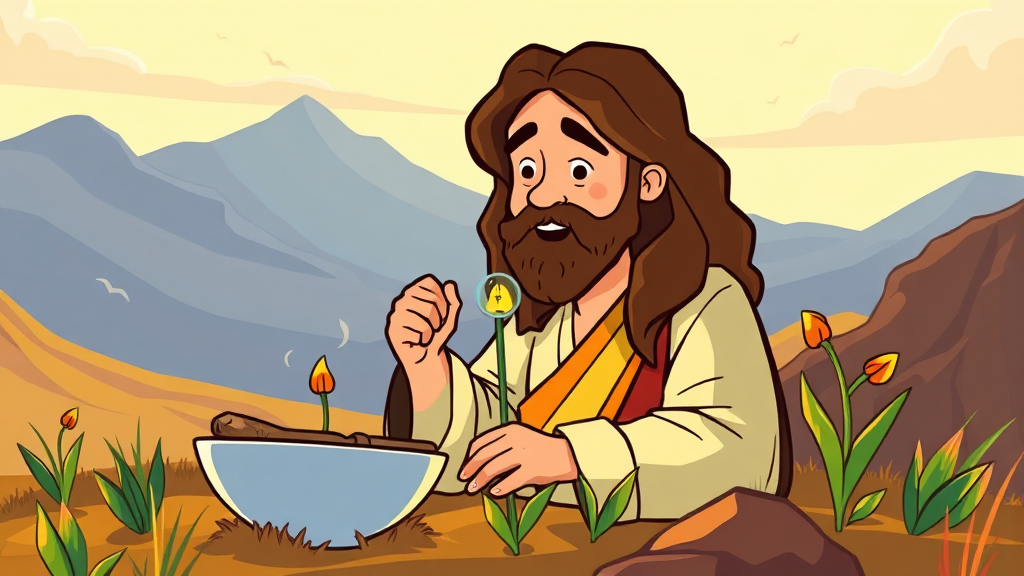 사순절의 깊은 의미와 기원 (cartoon 스타일)