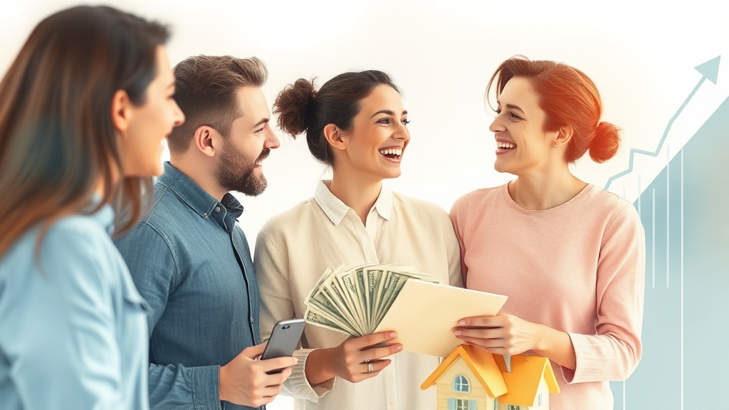 주택담보대출, 이것만 알면 성공! (watercolor 스타일)