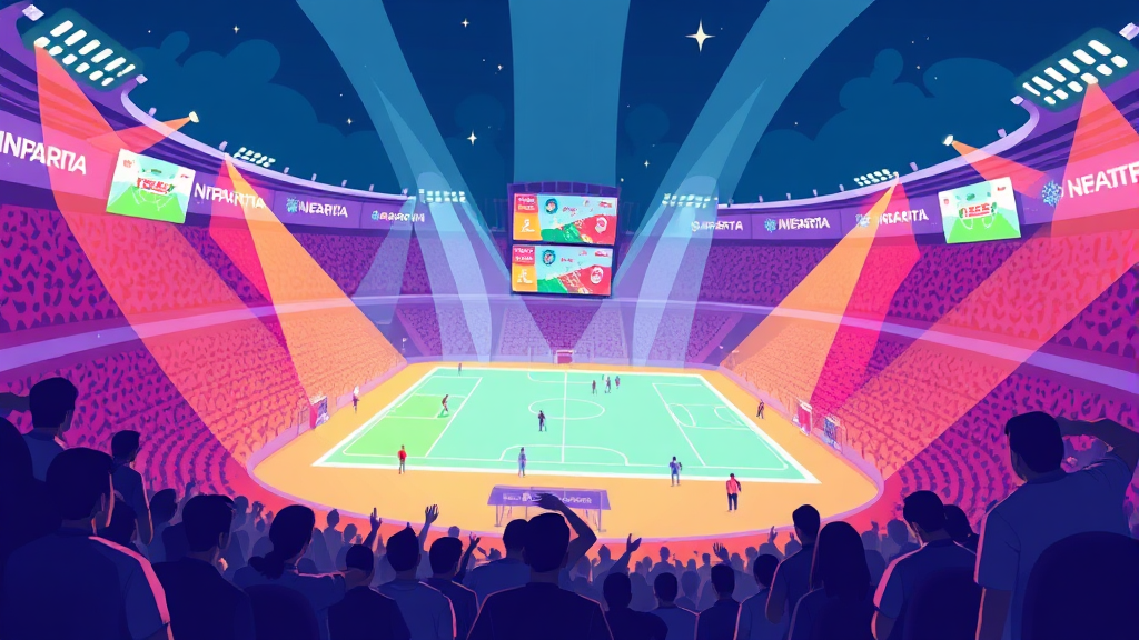 인스파이어 아레나의 성공 요인과 미래 전망 (cartoon 스타일)