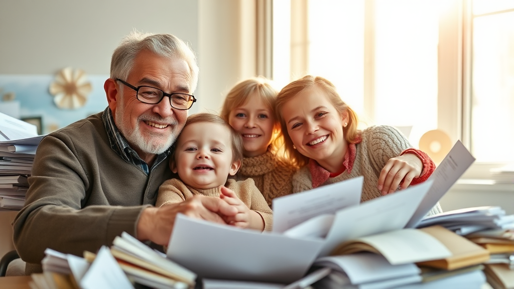 신청 시 필요 서류 정리 (realistic 스타일)