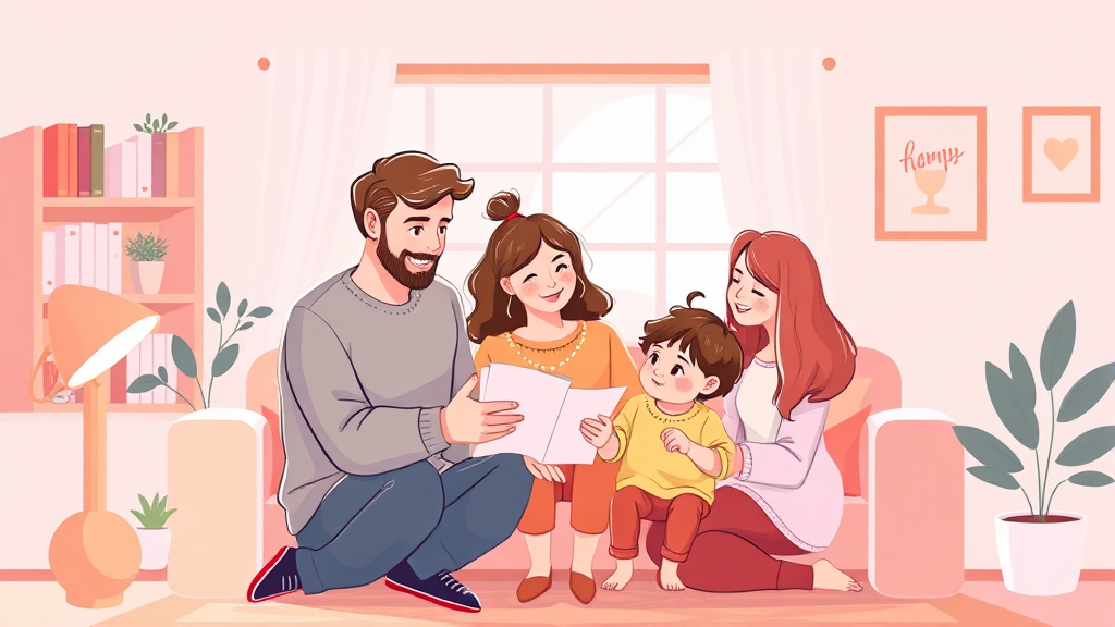 자녀세액공제 신청 방법 (illustration 스타일)