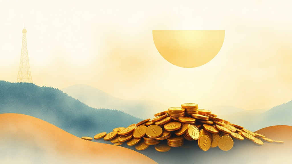 재테크 습관 만들기 (watercolor 스타일)