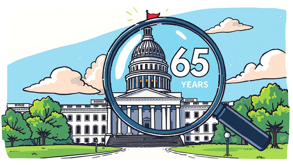 정년 연장, 어디까지 왔나? (cartoon 스타일)