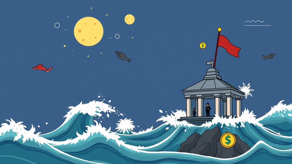 정부와 한국은행의 환율 대응 노력 (illustration 스타일)