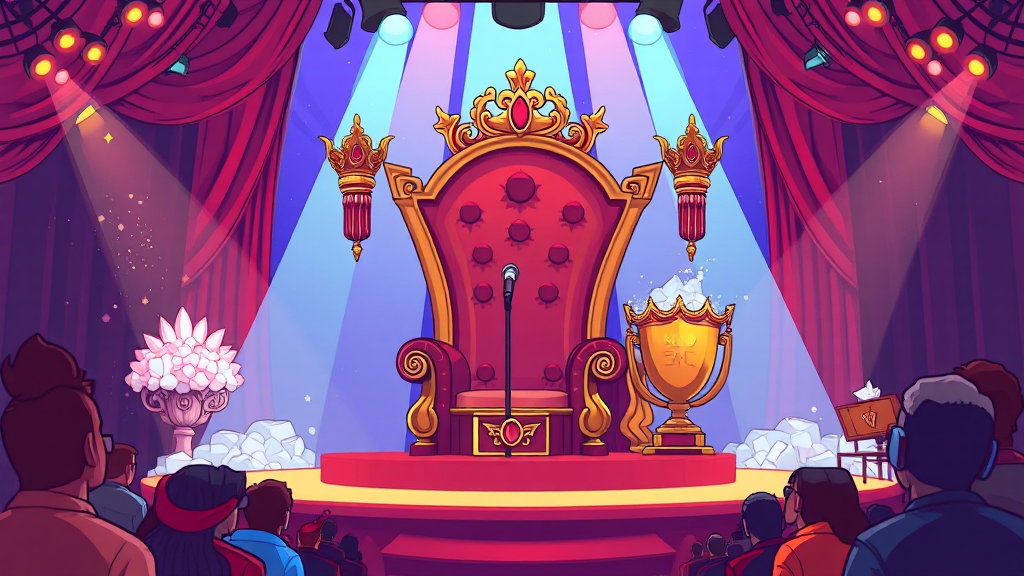 주요 참가 가수 분석 (cartoon 스타일)