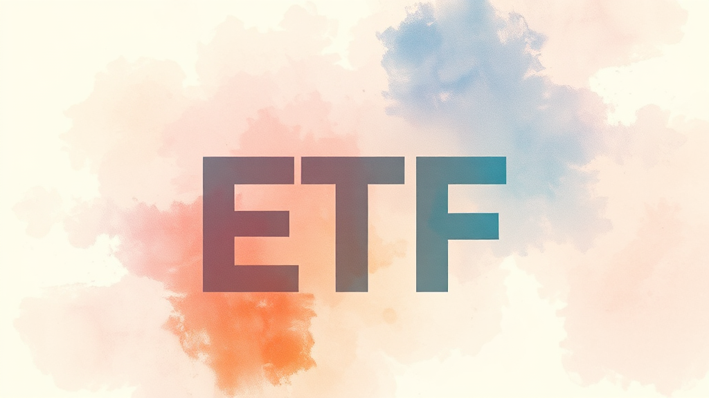 코스닥 액티브 ETF의 위험 요소 및 유의사항 (watercolor 스타일)