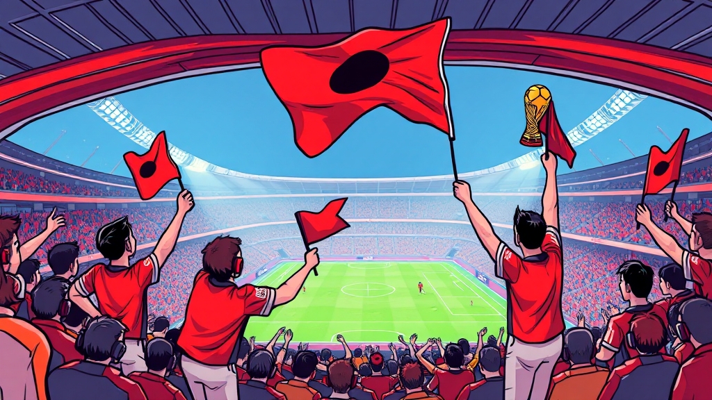 대한민국 대표팀, 어디까지 왔나? (cartoon 스타일)