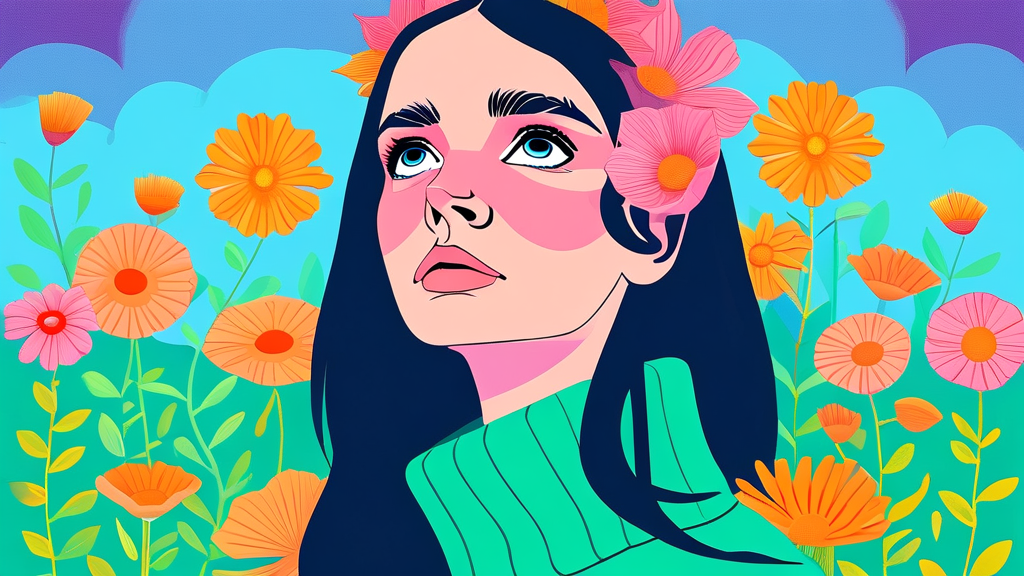 INFP의 강점과 약점: 이상과 현실 사이의 고뇌 (illustration 스타일)