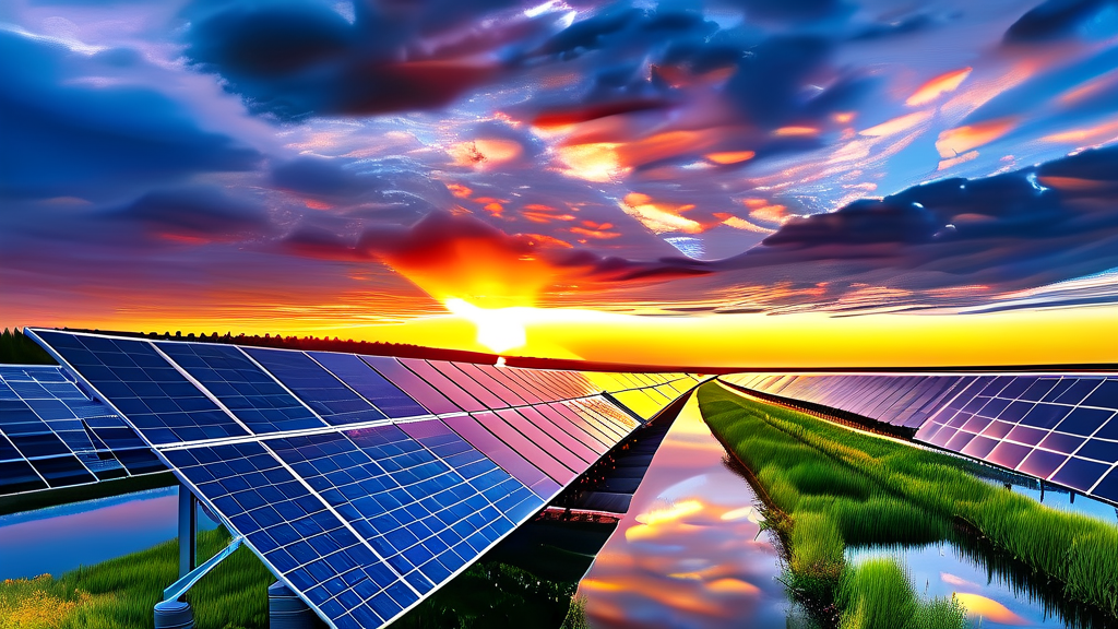 태양광 관련주 분석 시 중요 기준 (realistic 스타일)