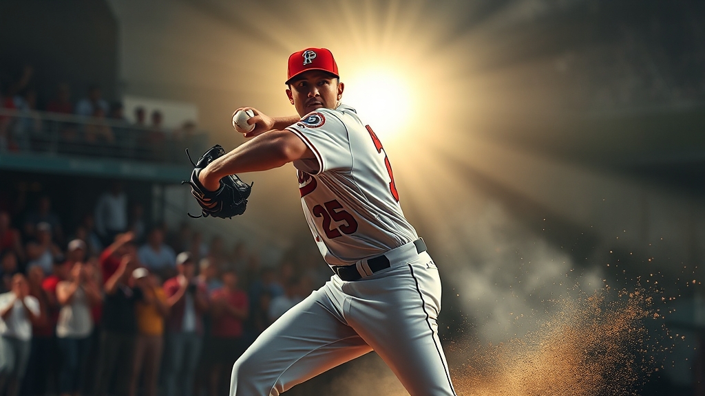 폰세 KBO 리그 활약상 (realistic 스타일)