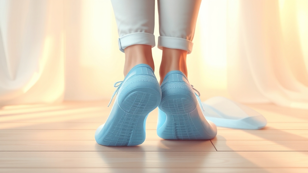 족저근막염 치료 방법 (illustration 스타일)