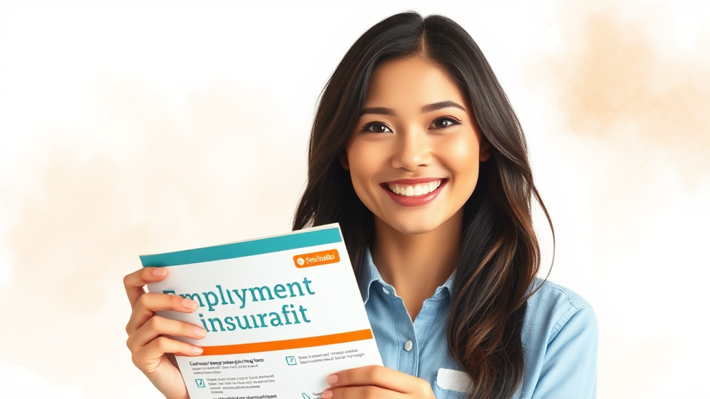 고용보험, 궁금증 해결! (watercolor 스타일)