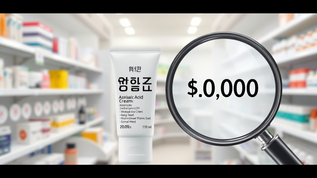 아젤리아 크림 가격 정보 (realistic 스타일)