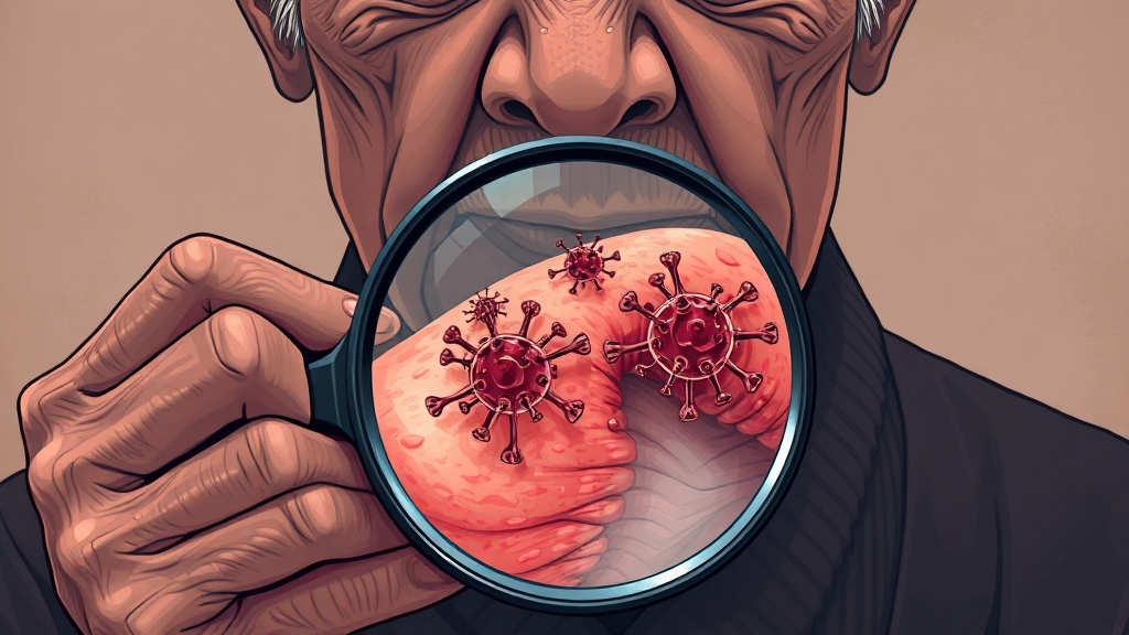 헤르페스 초기 증상, 놓치지 마세요! (illustration 스타일)