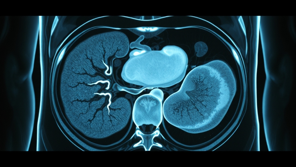 복부 CT 검사 필요 증상 (realistic 스타일)