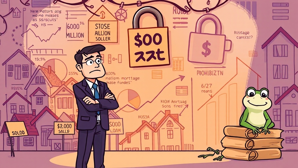 최신 부동산 시장 & 대출 규제 동향 분석 (cartoon 스타일)