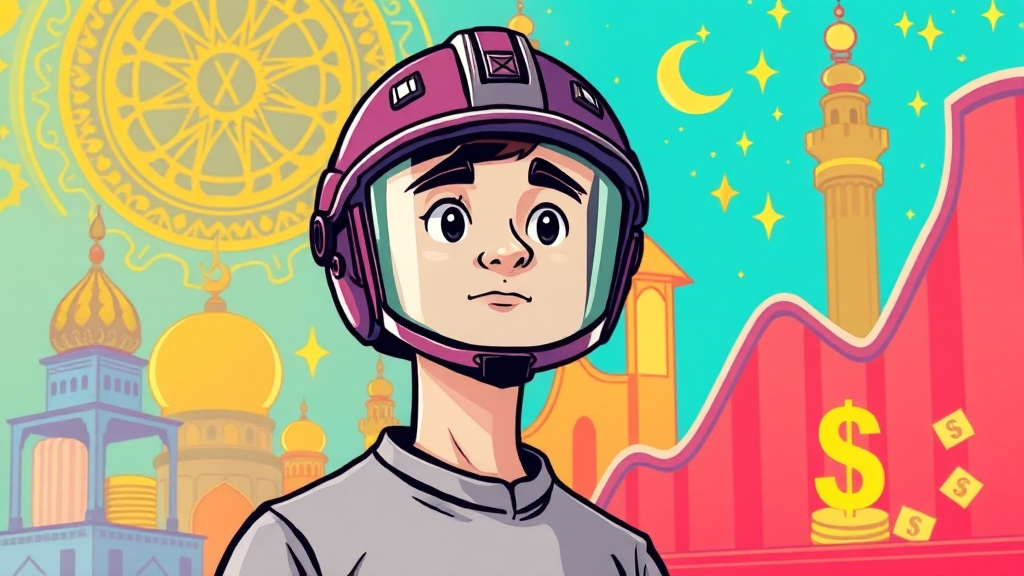 투자 위험 관리 및 유의 사항 (cartoon 스타일)