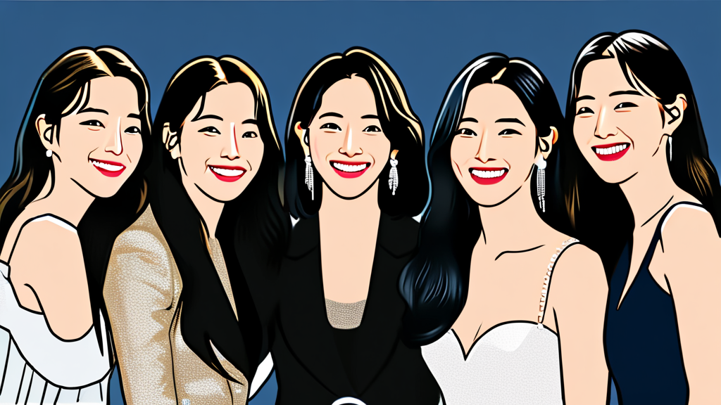 MC들의 백상예술대상 진행 경력 비교 분석 (illustration 스타일)