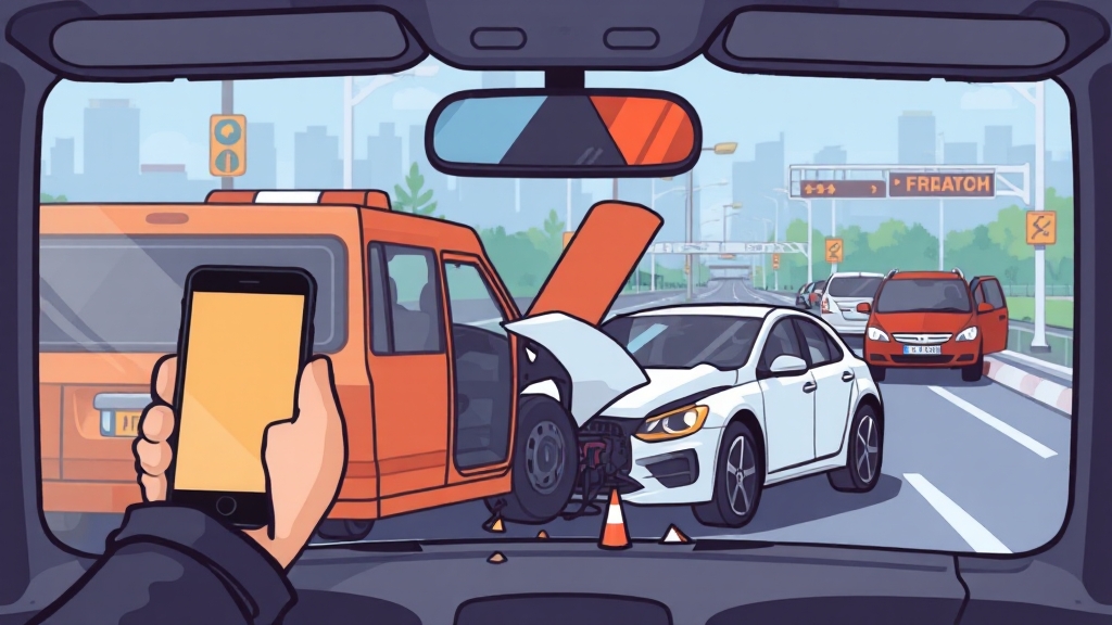 블랙박스 영상 확보 방법 (cartoon 스타일)