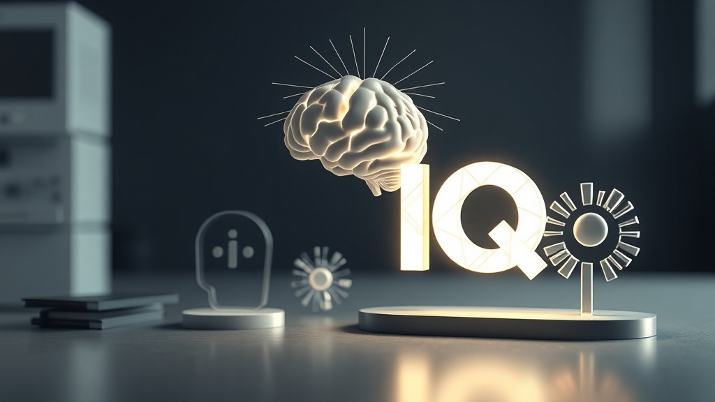 IQ 테스트, 어떤 항목을 평가할까요? (realistic 스타일)