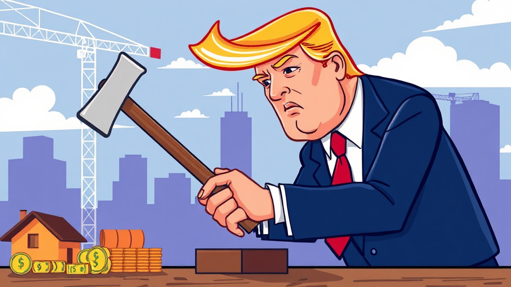 트럼프 2000억 달러 채권 매입, 시장 영향은? 9 투자 관점에서의 시사점 (cartoon 스타일)