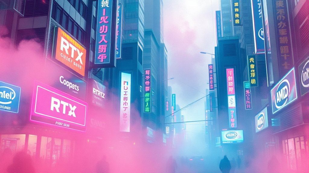 2026년 이후 그래픽카드 시장 전망 (watercolor 스타일)