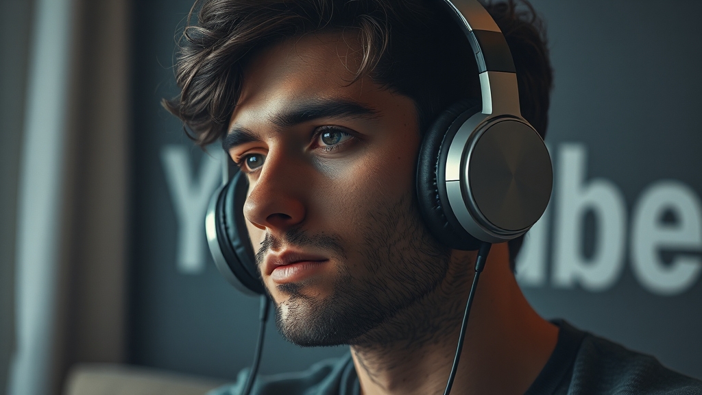 유튜브 음원 추출: 무료 음악 감상 (realistic 스타일)