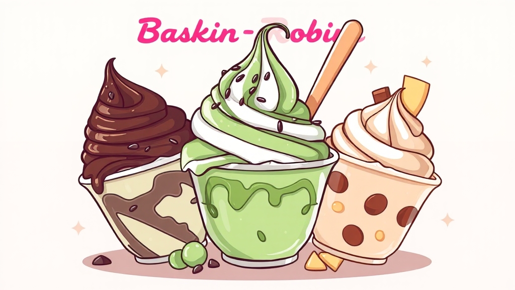 10월 신메뉴 소개 (illustration 스타일)