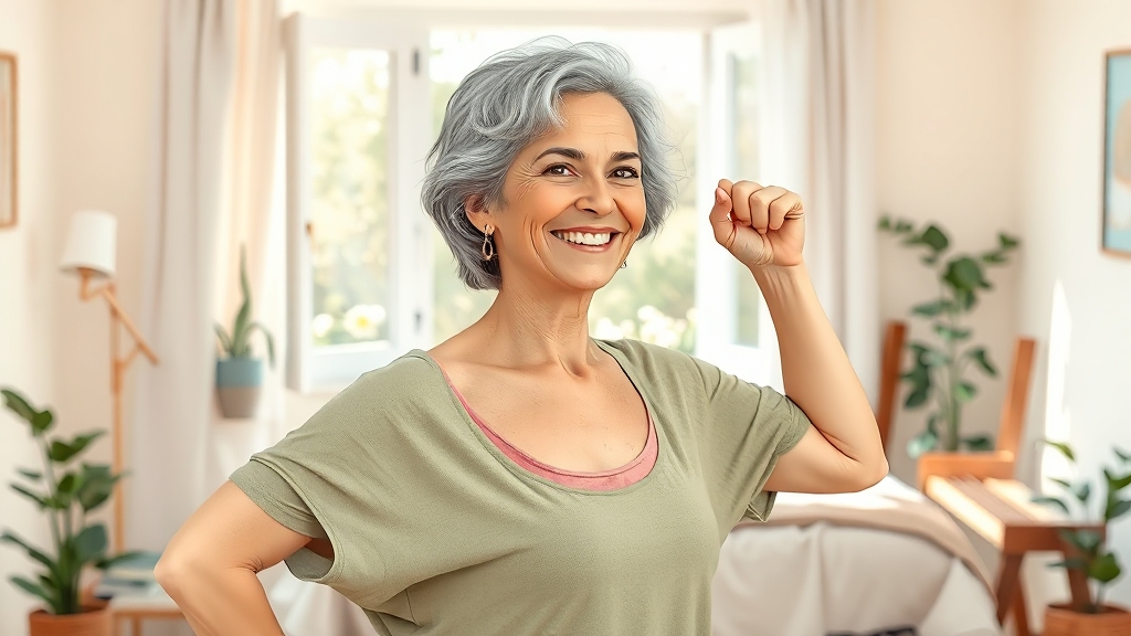 갱년기 우울증, 어떻게 예방하고 관리해야 할까요? (illustration 스타일)