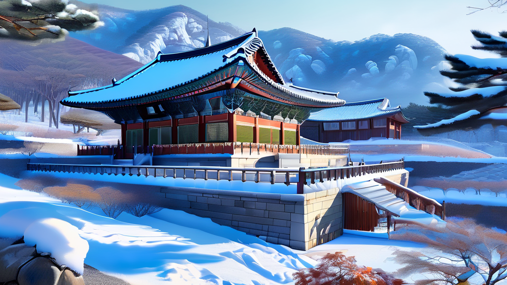 완주에서 만나는 동화 같은 풍경 (realistic 스타일)