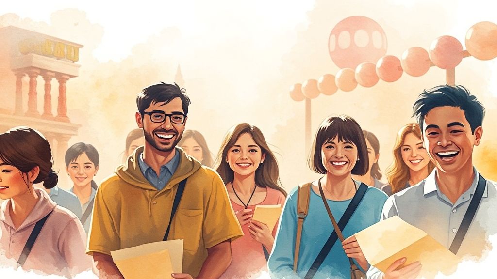 상생소비복권, 놓치지 마세요! (watercolor 스타일)