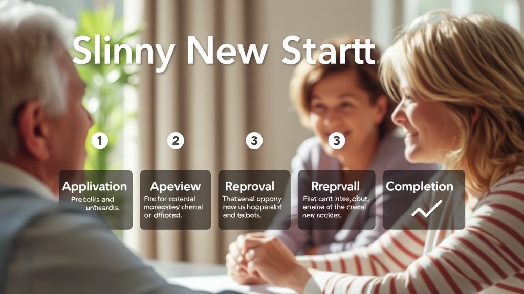 개인회생 신청 절차 안내 (realistic 스타일)