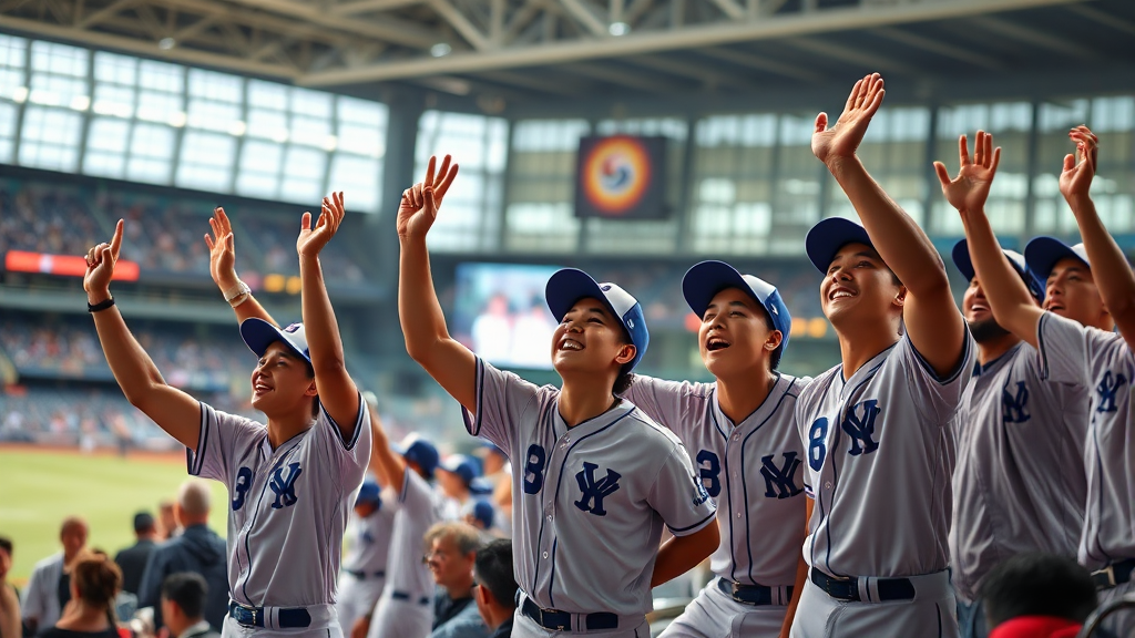 호주전 승리의 순간: 8강 진출을 확정짓다 (realistic 스타일)