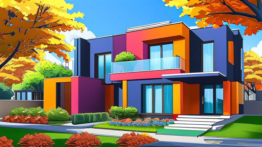 분양가 및 시장 가치 (cartoon 스타일)