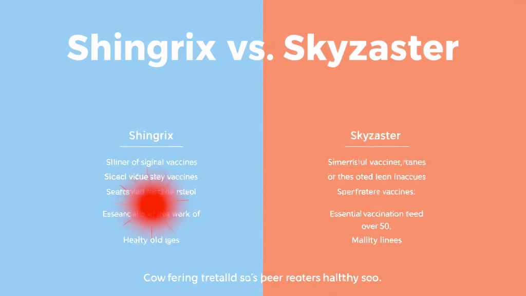 대상포진 백신, 궁금증 해결 (illustration 스타일)